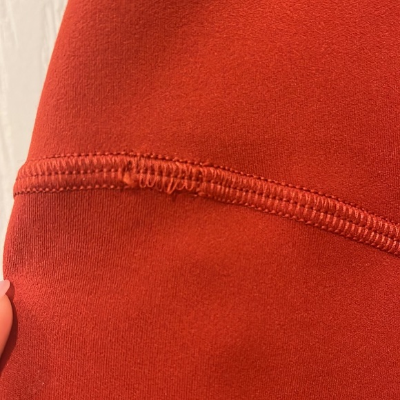 Lululemon align bodysuit in size 4 - color is dark burnt orange “cayenne “ - Picture 5 of 7